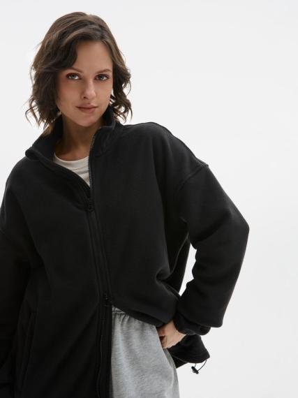 Куртка флисовая унисекс Nebo, черная, размер M