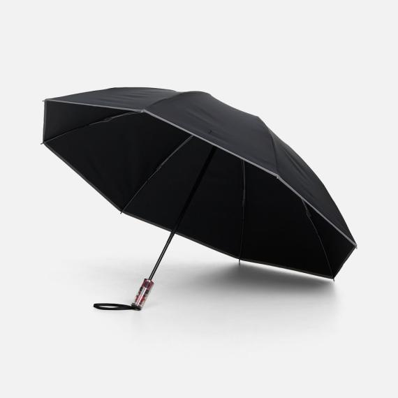 Зонт наоборот складной Futurum, черный
