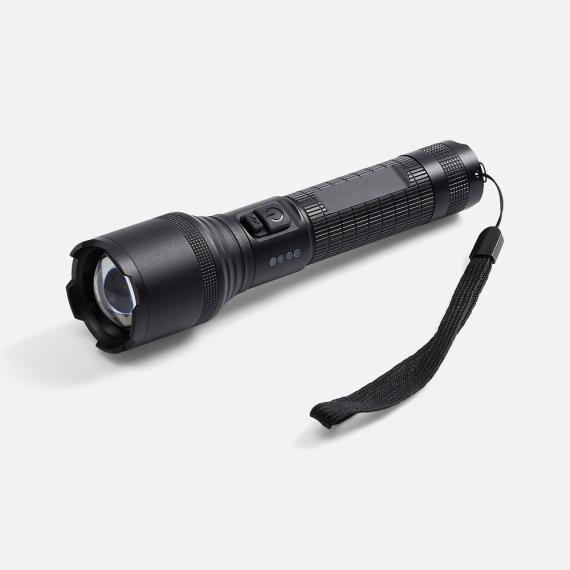 Фонарь аккумуляторный с фокусировкой луча FarSee, черный