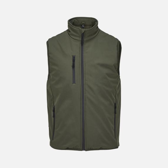 Жилет софтшелл унисекс Falcon BW, темный хаки, размер XS