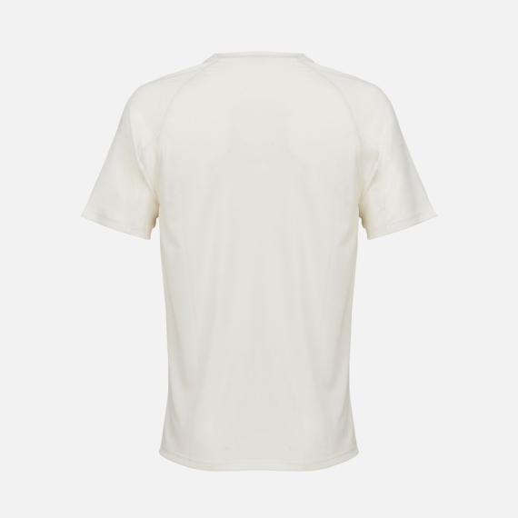 Футболка спортивная унисекс Vortex, молочно-белая, размер XS