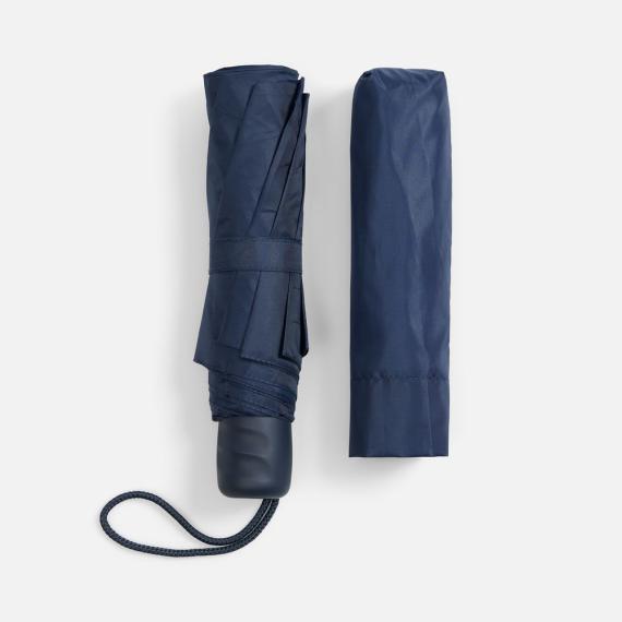 Зонт складной Basic, ver.2, темно-синий