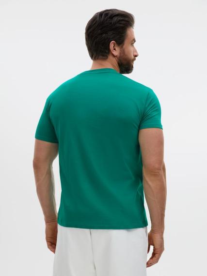 Футболка Regent 150 зеленая (изумрудная), размер XS