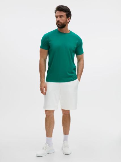 Футболка Regent 150 зеленая (изумрудная), размер XS