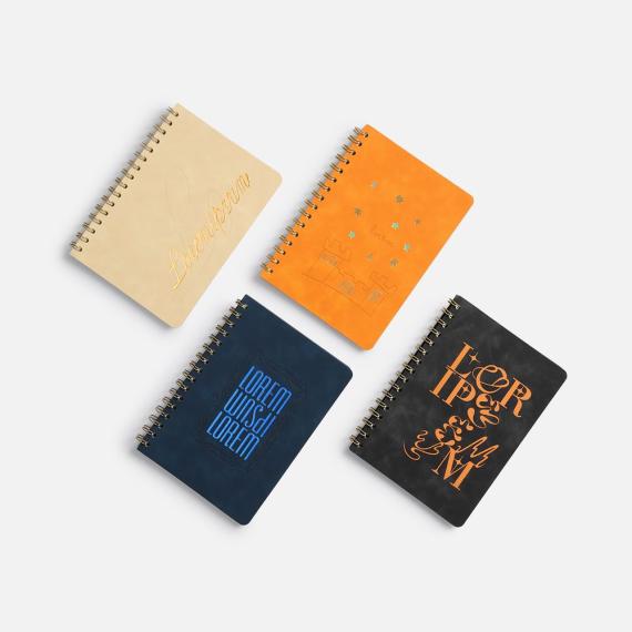 Ежедневник Spiral, недатированный, синий