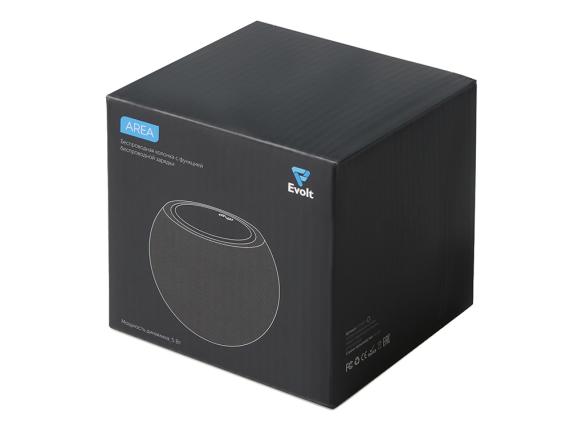 Портативная колонка с беспроводной зарядкой «Ареа», 5 Вт