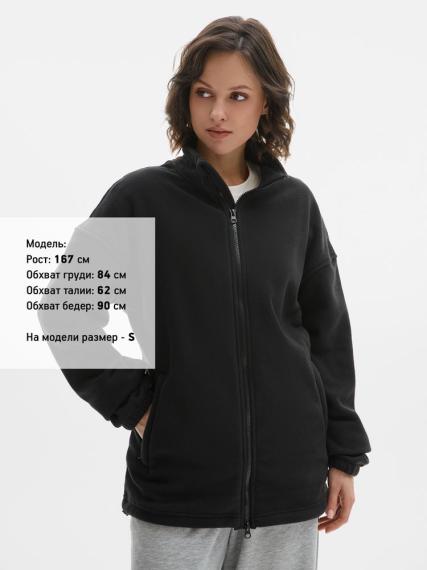 Куртка флисовая унисекс Nebo, черная, размер M