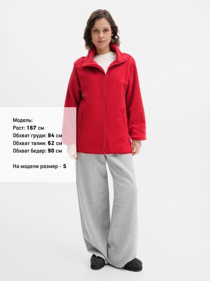 Куртка флисовая унисекс Ben Mac, красная, размер XXL