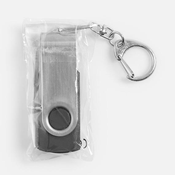 Флешка Twist, черная, 16 Гб