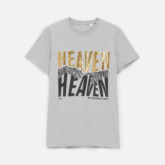 Футболка мужская T-bolka Stretch, серый меланж, размер M