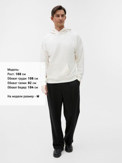 Худи унисекс оверсайз Esplanada, молочно-белое, размер XS